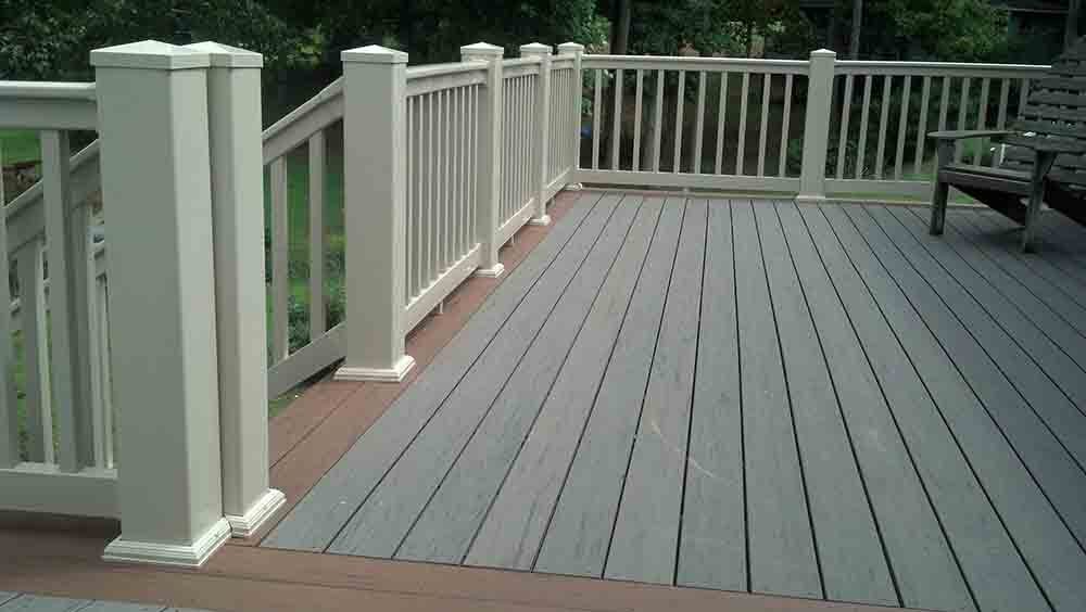 Jones Fence & Deck installs Composite Decking at Lake Gaston and surrounding areas